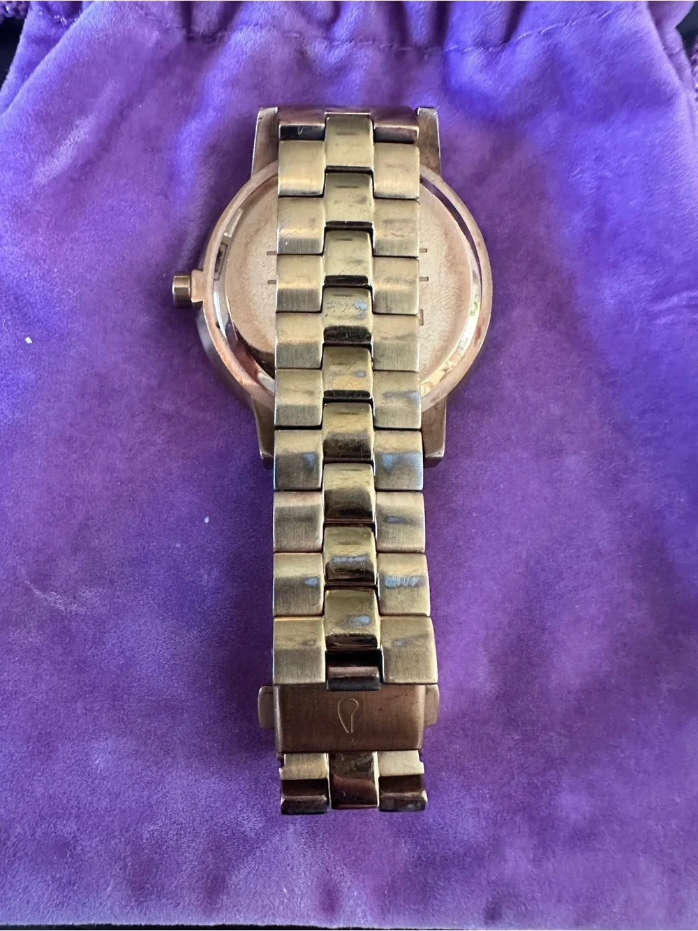Nixon Movin’ Out The Kensington Gold Stainless Steel Watch